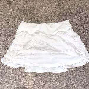 Lululemon white tennis skirt